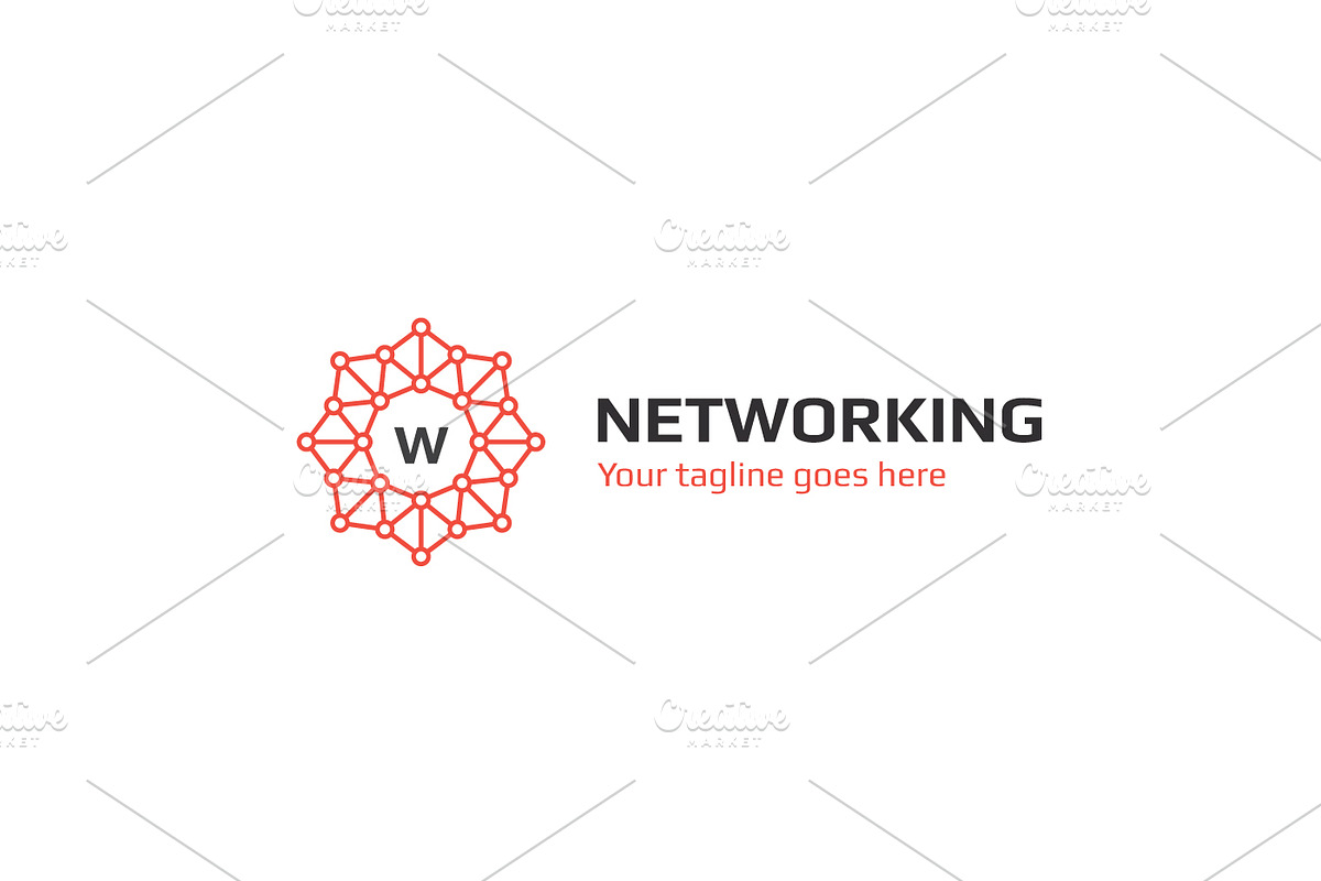 Networking Logo, a Branding & Logo Template by XpertgraphicD