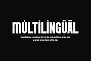 Gosans Condensed Font, a Sans Serif Font by Iqsiart Studio (Thumbnail 3 of 9)