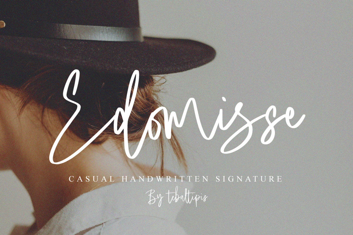 Edomisse - Casual Signature, a Handwritten Font by tebaltipislab (Photo 1 of 11)