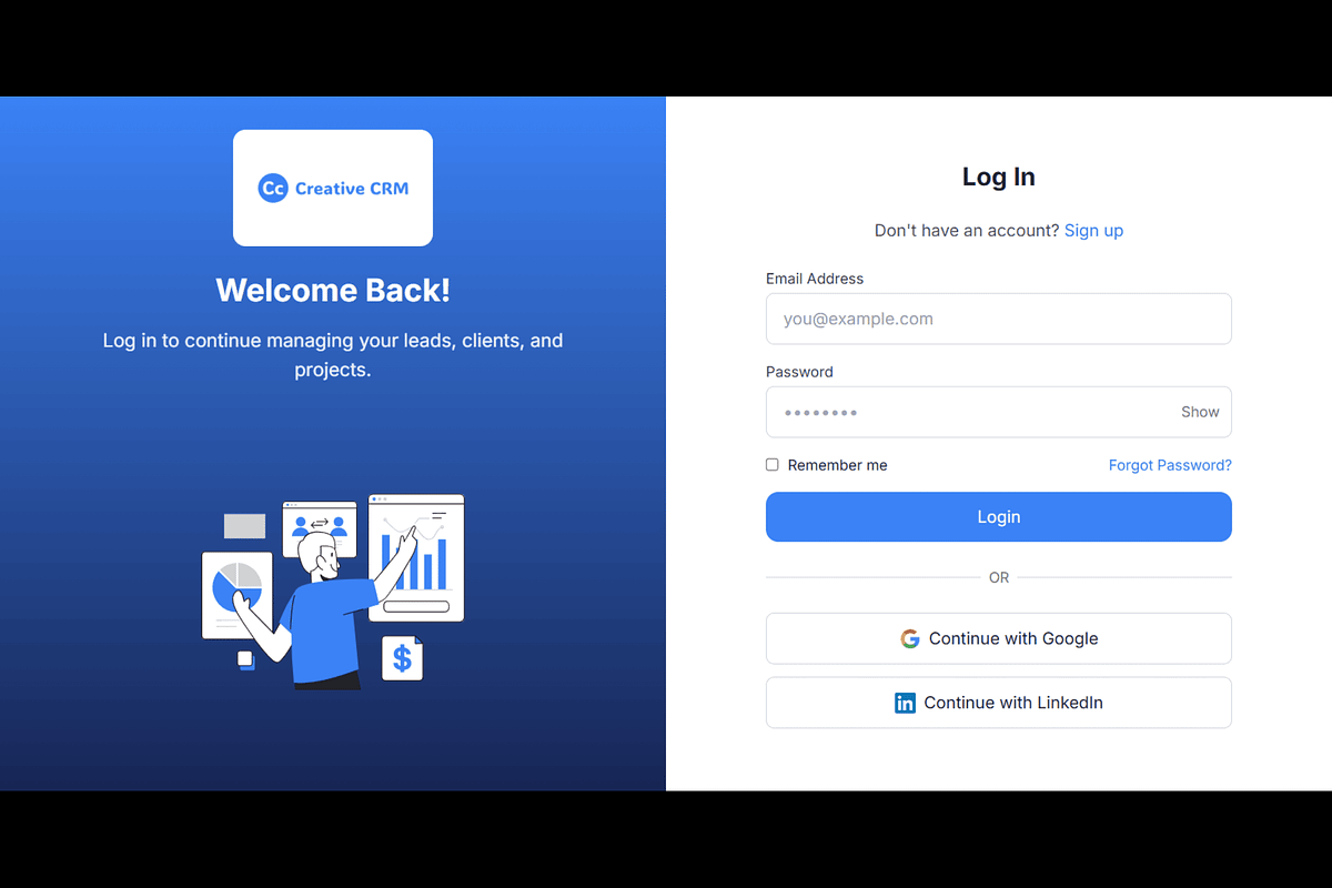 ClarityCRM – SaaS Dashboard Template, a React Template by EmmanuelNdeche (Photo 8 of 17)