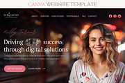 Social Media Manager Website, a Landing Page Template by vectorocean (Thumbnail 1 of 11)