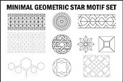 Minimal Geometric Star Motif Set, an Object Graphic by balal (Thumbnail 3 of 3)