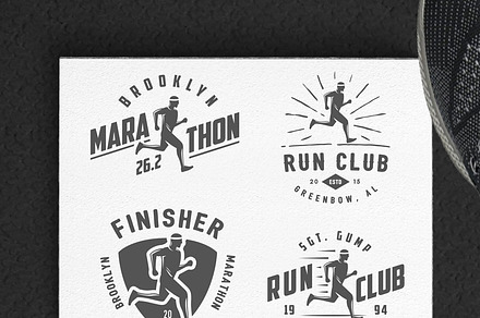Running design elements BIG BUNDLE