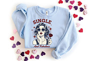 Single Retro Girl Valentine PNG, an Illustration by DreamPrint404 (Thumbnail 2 of 8)