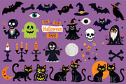 95 Spooktacular Halloween Clipart, a Seasonal Illustration by Sharon Schwalbe (Thumbnail 3 of 9)