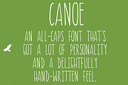 Canoe Font - An All Caps Font, a Sans Serif Font by Angie Makes (Thumbnail 5 of 5)