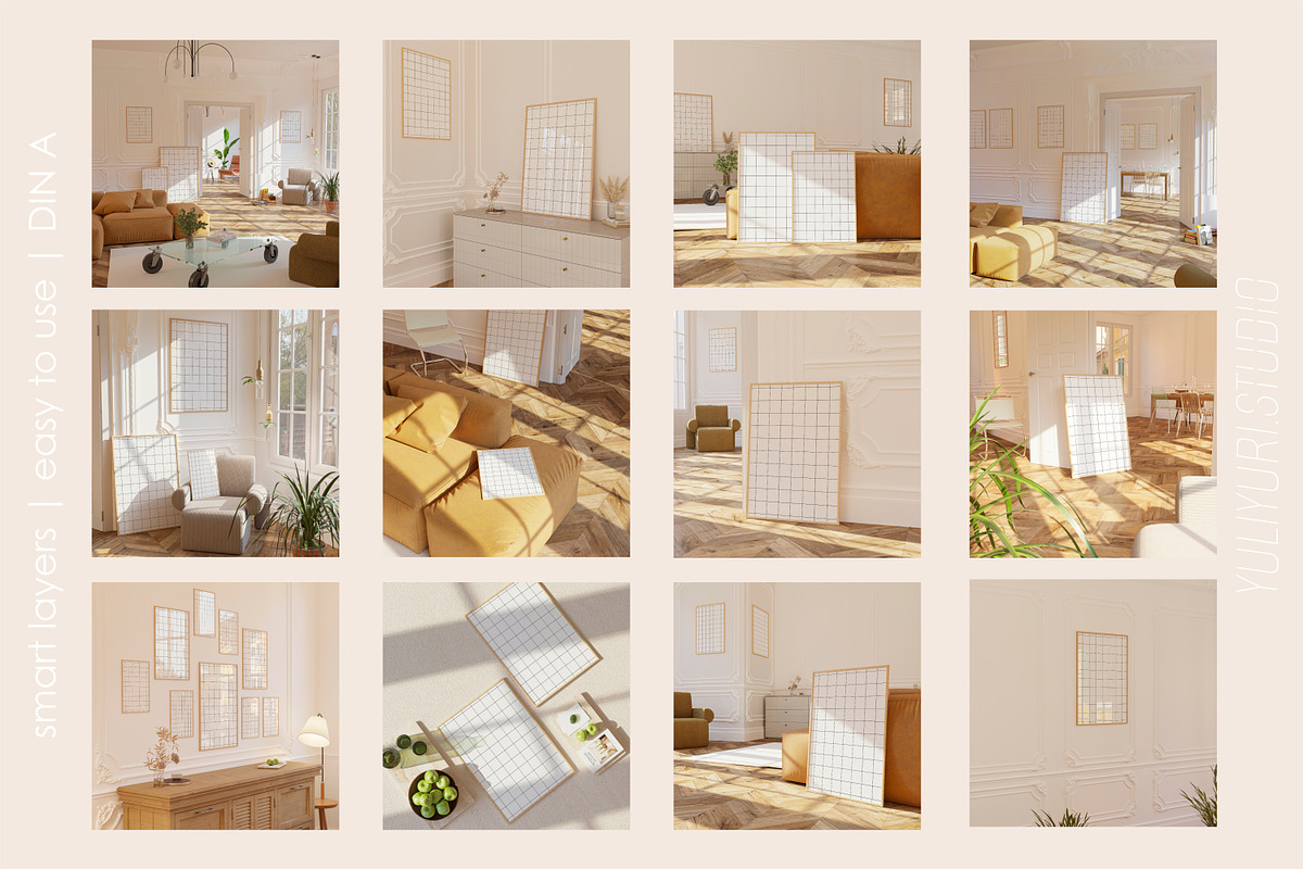 ADELE ROOM | Frame mockup set, a Household Mockup by yuliyuri.studio (Photo 41 of 44)