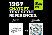 1976 ChatGPT Text Styles, a Decorative Illustration by Sevenstyles (Thumbnail 1 of 6)