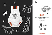 Into the Wild | 450+ elements, a Graphic by Oksana Stepova (Thumbnail 12 of 19)