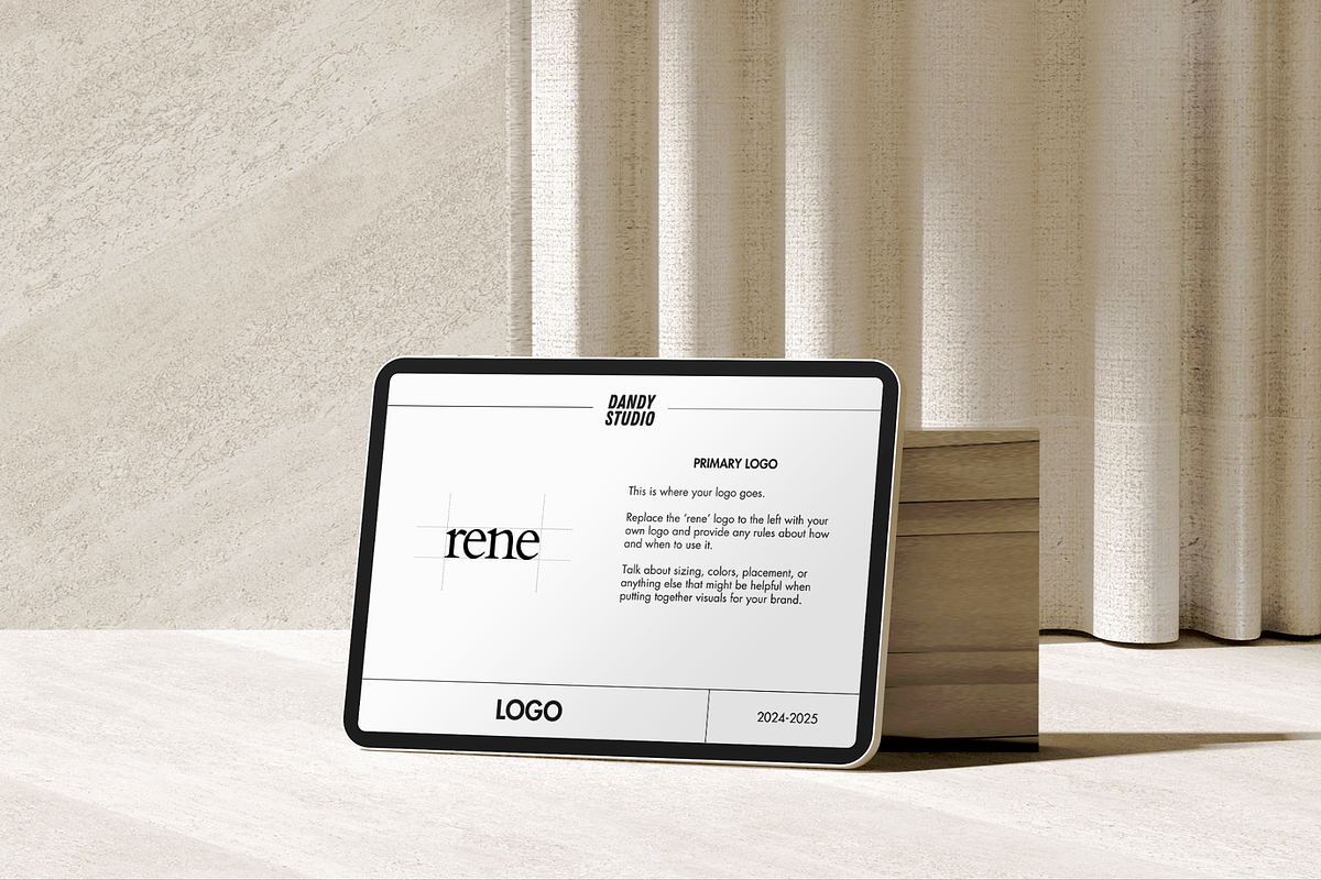 Brand Style Guide Template for Canva, a Branding & Logo Template by Dandy Studio (Photo 5 of 6)