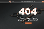Barber Shop & eCommerce UI Template, an UI Kit Template by ReformedTech (Thumbnail 3 of 26)