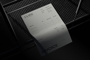 Invoice, a Stationery Template by UX-group