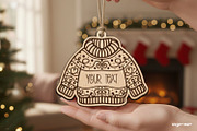Christmas Sweater Ornaments SVG Bund, a Decorative Illustration by svgocean (Thumbnail 6 of 9)