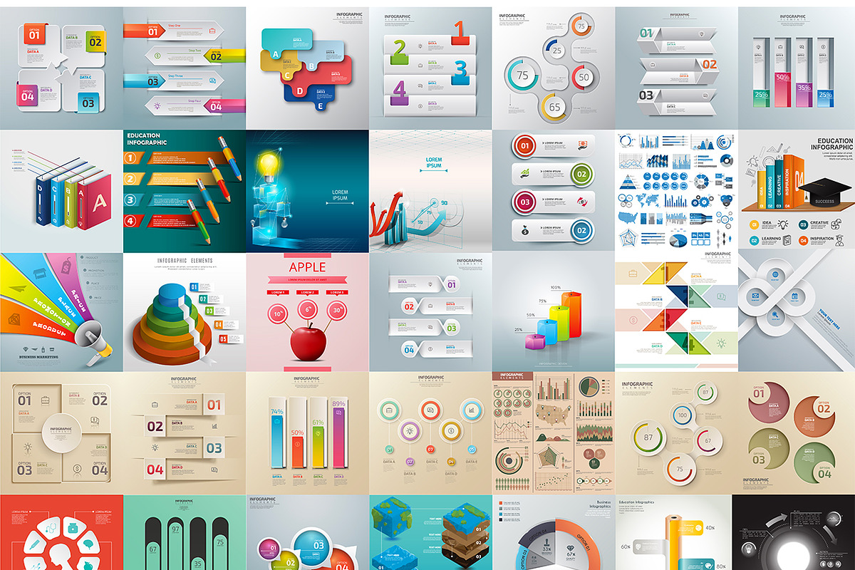 Corporate Business Infographics Vol3, a Presentation Template by naem021 (Photo 2 of 2)