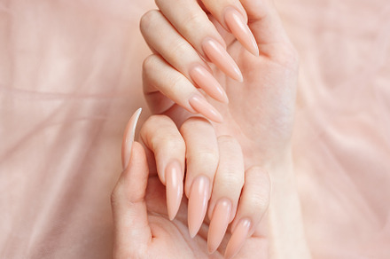Elegant pastel pink natural manicure., a Beauty & Fashion Photo by Olena Rudo