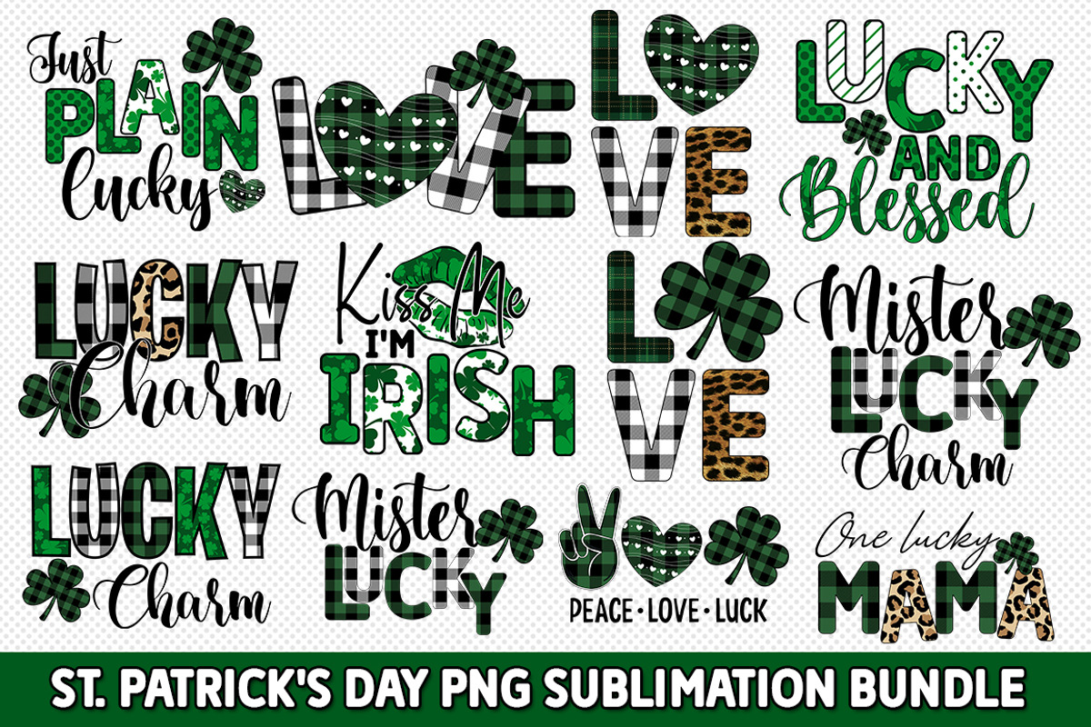 St. Patrick's Day PNG Sublimation, an Illustration by Fokira (Photo 1 of 22)