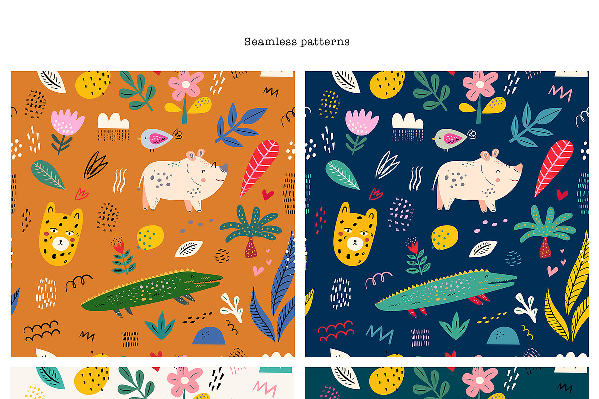 Cute baby animals collection, an Animal Illustration by MoleskoStudio (Photo 33 of 33)