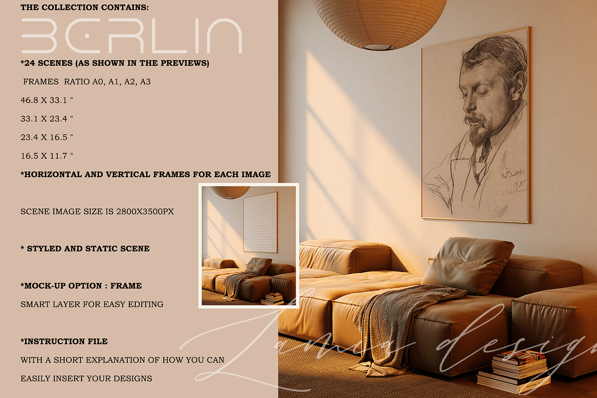 Berlin  Interior & Mockup Frames, a Household Mockup by LAMIA DESIGN (Photo 5 of 20)