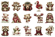 Funny Panic Animals Clipart Bundle, an Illustration by designcity5 (Thumbnail 2 of 5)