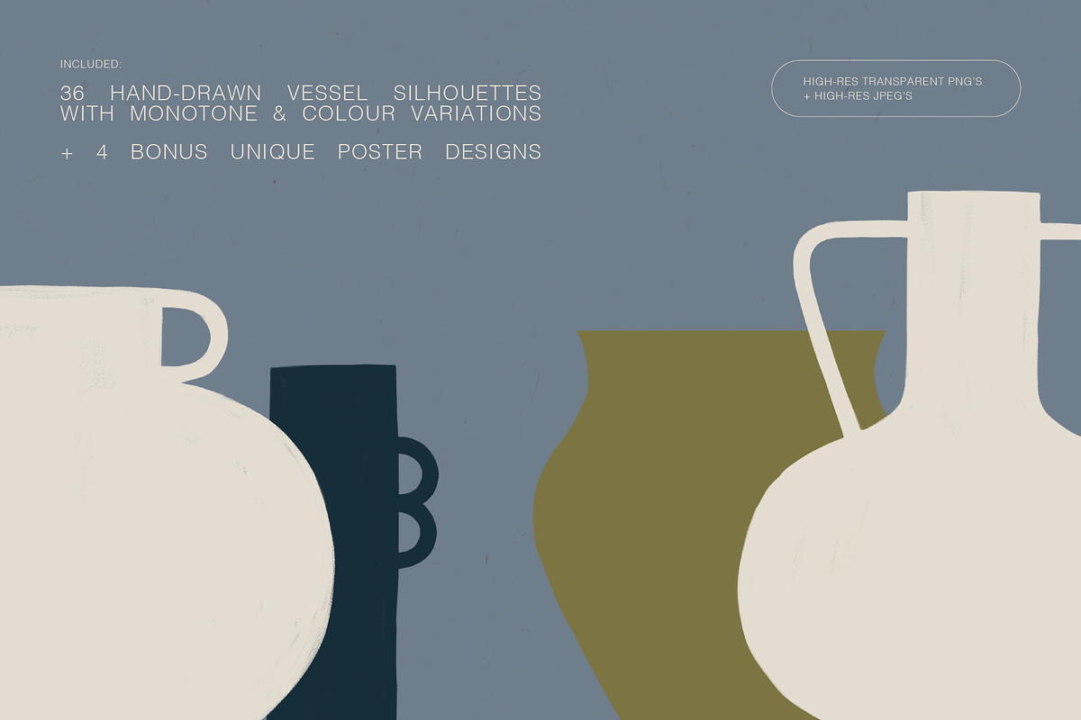 Ceramic Vessel & Vase Silhouettes, an Object Illustration by Wide Eyes (Photo 2 of 13)