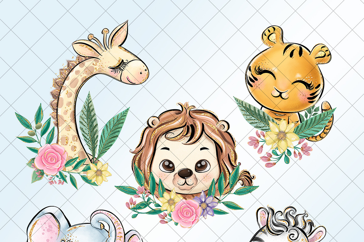 Noah's Ark Clipart, an Animal Illustration by Masha  Studio (Photo 7 of 9)