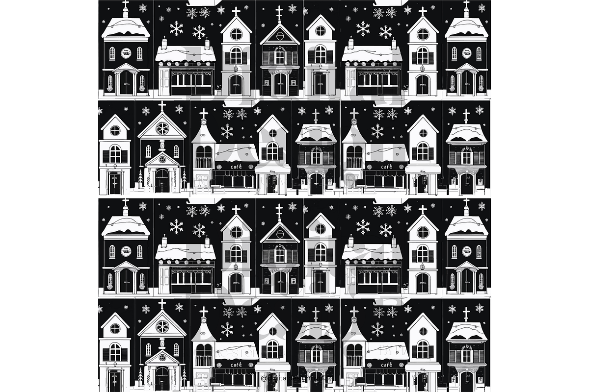 Christmas Seamless Pattern Bundle, a Graphic by DigitalDesignbyHZ (Photo 5 of 5)
