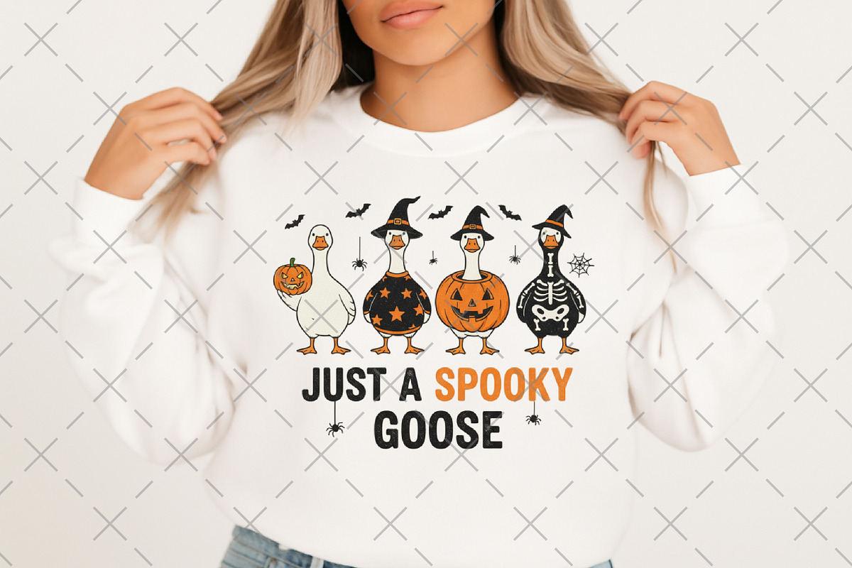Spooky Halloween Goose PNG, an Illustration by Craft Nest (Photo 2 of 6)