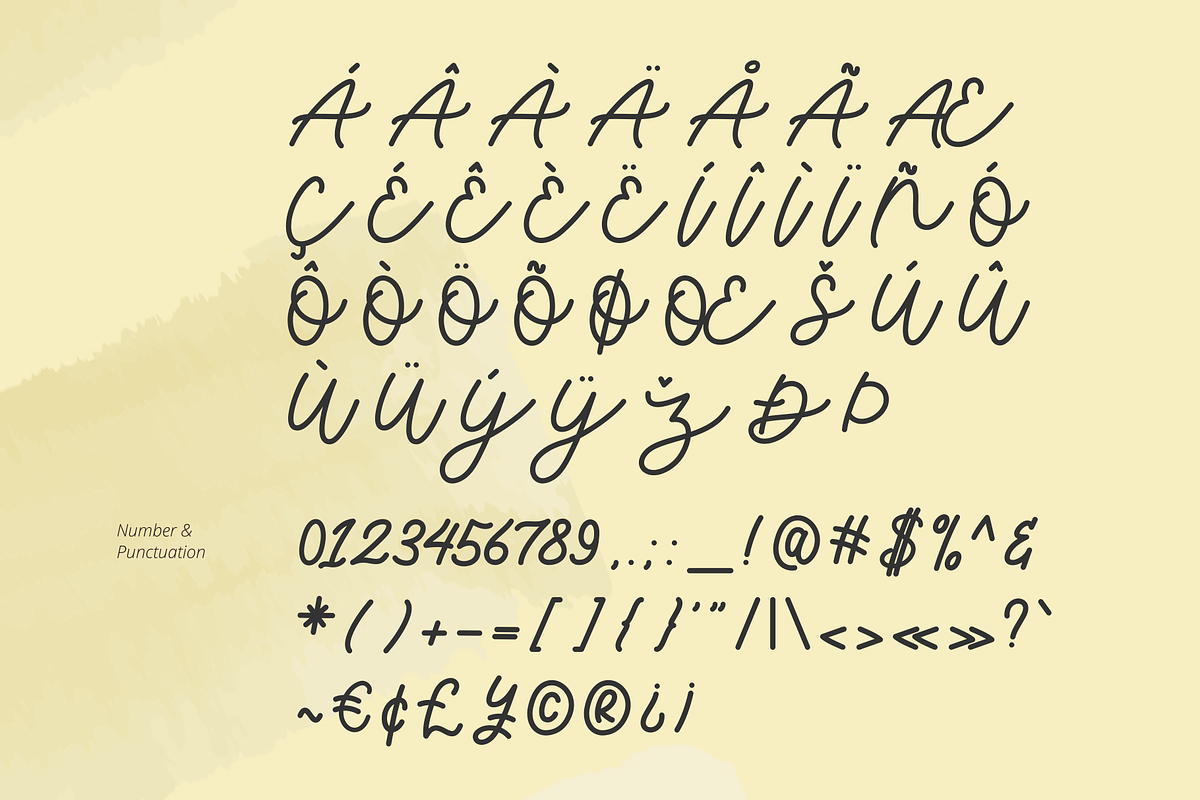 Citrunella-a citrus flavored script preview 8