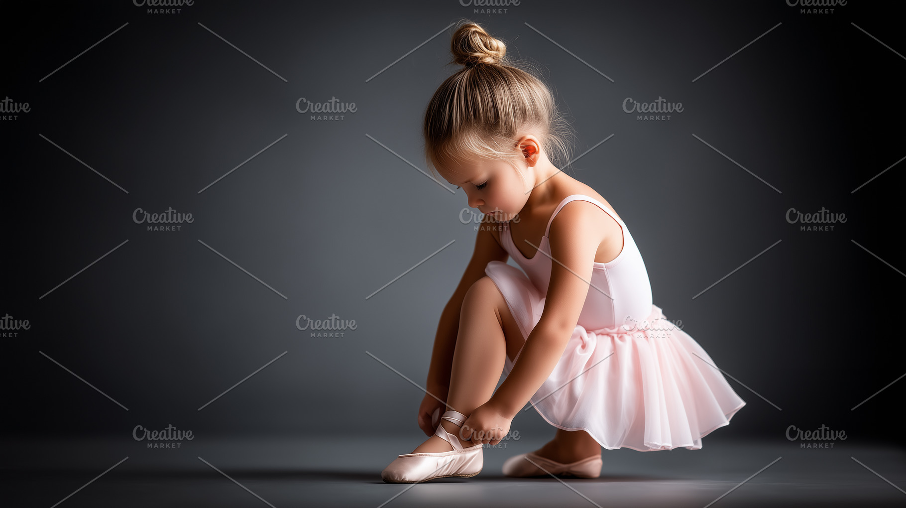Adorable little ballerina in a pink, a Sports & Recreation Photo by MistyDay
