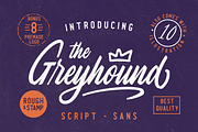 The Greyhound - Font Duo (+BONUS), a Script Font by Rillatype (Thumbnail 1 of 12)