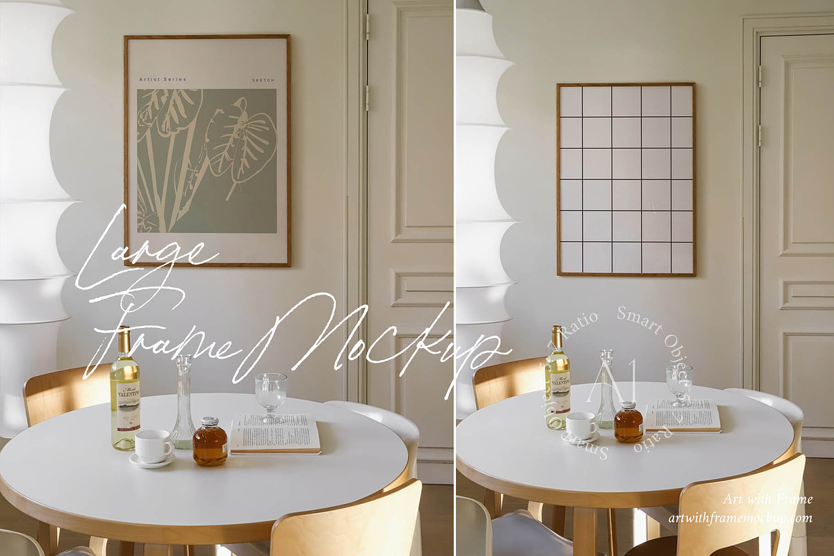 20 Scandinavian Living Room Mockup, a Product Mockup by ArtwithFrame (Photo 5 of 13)