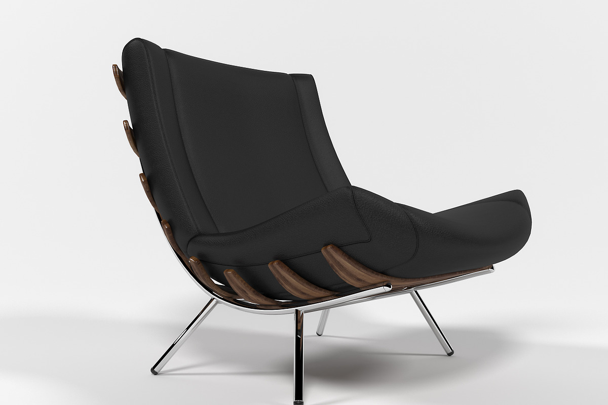 1801 Lounge chair, a Furniture 3D Model by inDahouze (Photo 2 of 8)