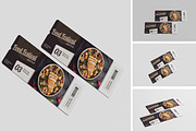 ticket mockup, a Flyer Template by kebunmockup (Thumbnail 1 of 5)