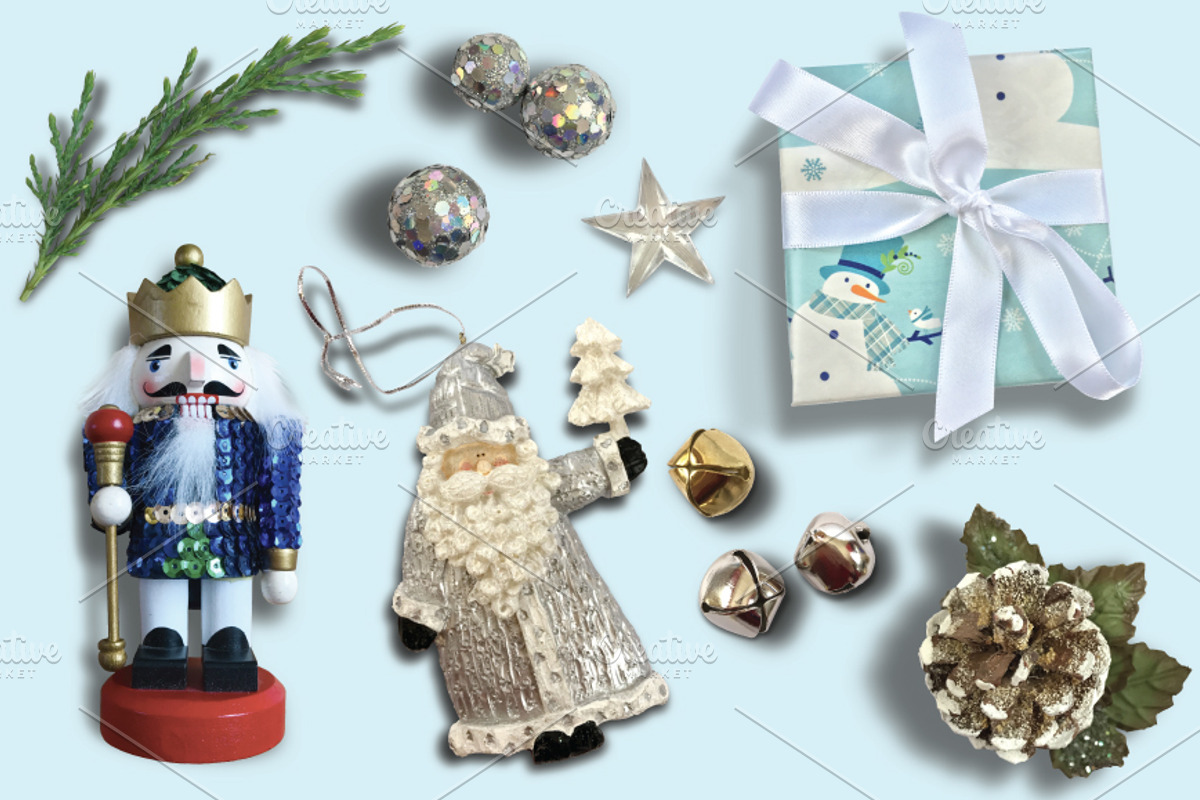 Christmas Holiday Scene Creator, a Books & Magazine Mockup by La Bella Rue (Photo 4 of 6)