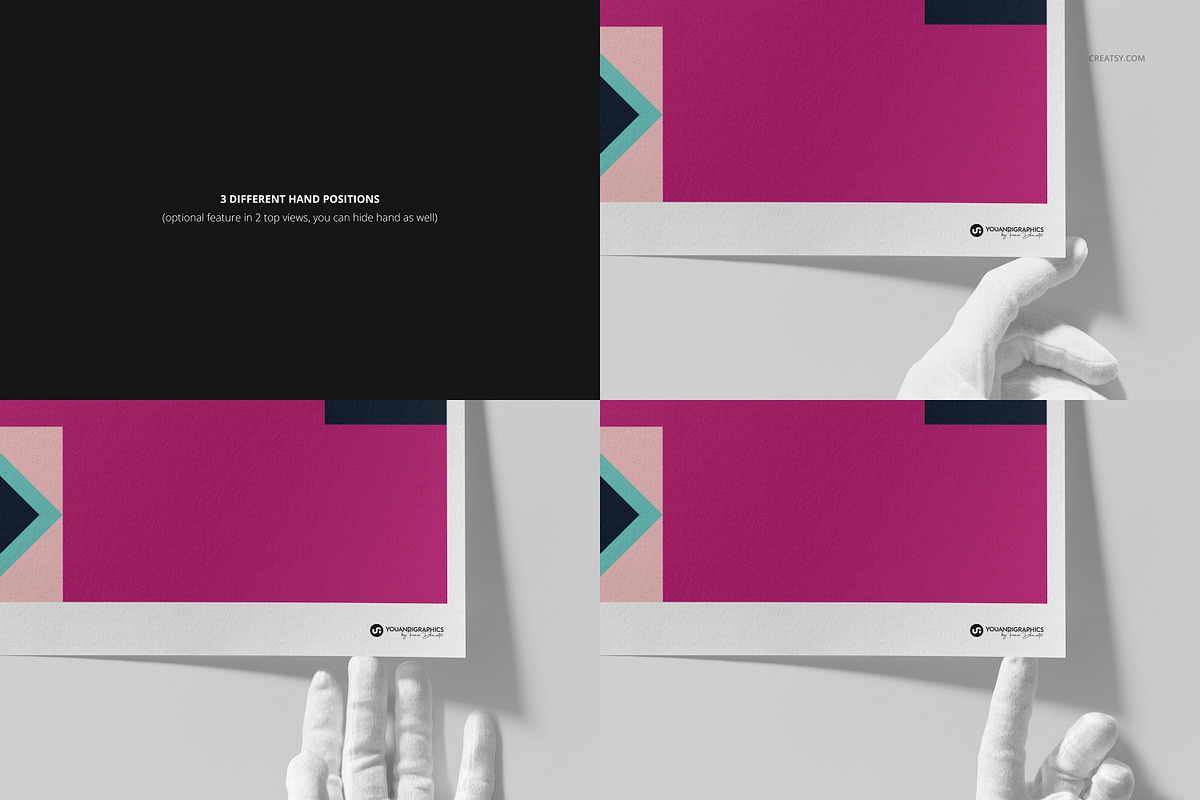 Photo Rag Fine Art Print Mockup, a Print Template by creatsy5 (Photo 4 of 13)