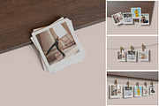 Polaroid Mockup, a Product Mockup by MrLetters (Thumbnail 1 of 5)
