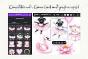Pug Ballet Coquette Clipart, an Object Graphic by Anna Design Studio (Thumbnail 8 of 9)