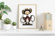 Whimsical Western Animal Clipart, an Illustration by Canvas Craft (Thumbnail 6 of 7)