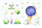 Back to School Girls edition clipart, an Education Illustration by Tatiana Troian (Thumbnail 4 of 5)