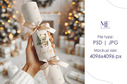 Christmas Crackers Mockup Gift PSD, a Mockup by Mie Mockup Studio (Thumbnail 4 of 5)