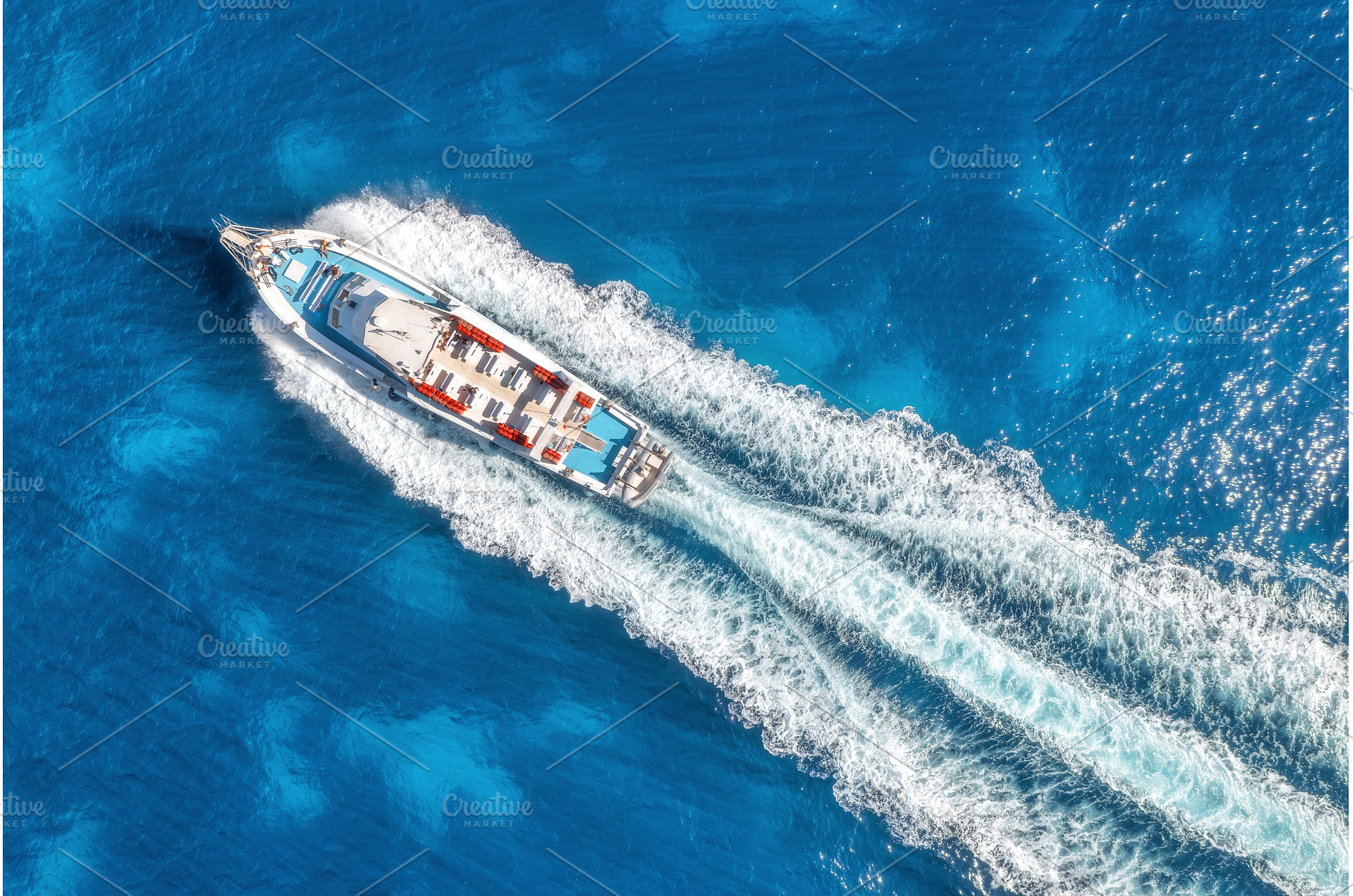 Aerial view of beautiful floating, a Nature Photo by den-belitsky