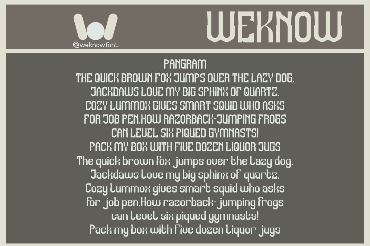Attraction font, a Font by weknow (Photo 5 of 8)