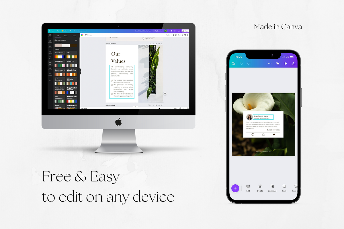 Gardening/Landscape Templates BUNDLE, a Social Media Template by PatternLab. (Photo 7 of 9)