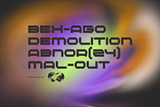 BEXAGO - Futuristic Techno Font, a Sans Serif Font by Enxyclo Studio (Thumbnail 6 of 10)