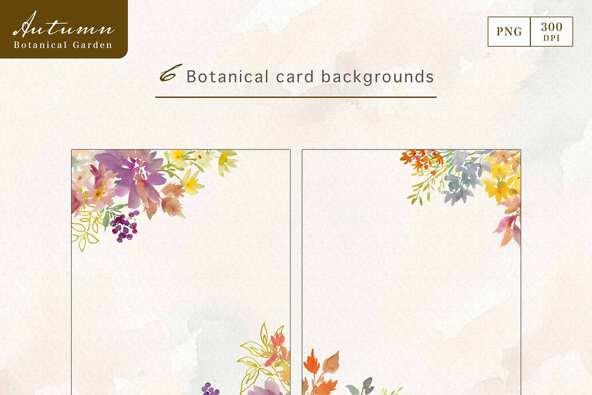 Watercolor Autumn botanical graphics, an Object Graphic by Sawango Designs (Photo 8 of 14)