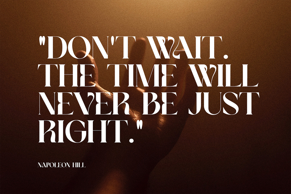 Walker Elegant Serif Font, a Serif Font by Graphicxell (Photo 9 of 10)
