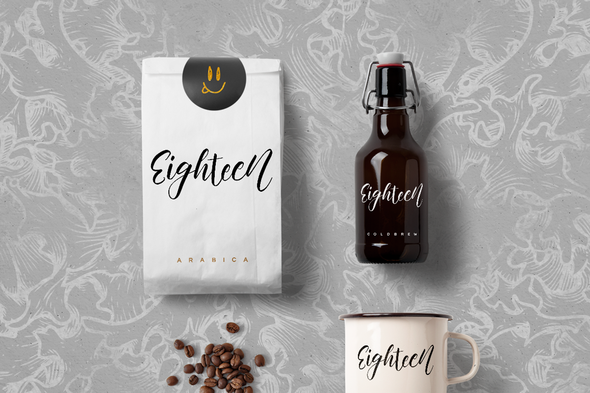 Moenier Font preview 8