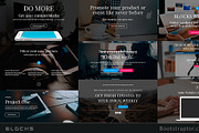 Bootstrap 3 EVO BLOCKS framework, a Websites & App Template by Bootstraptor (Thumbnail 3 of 3)