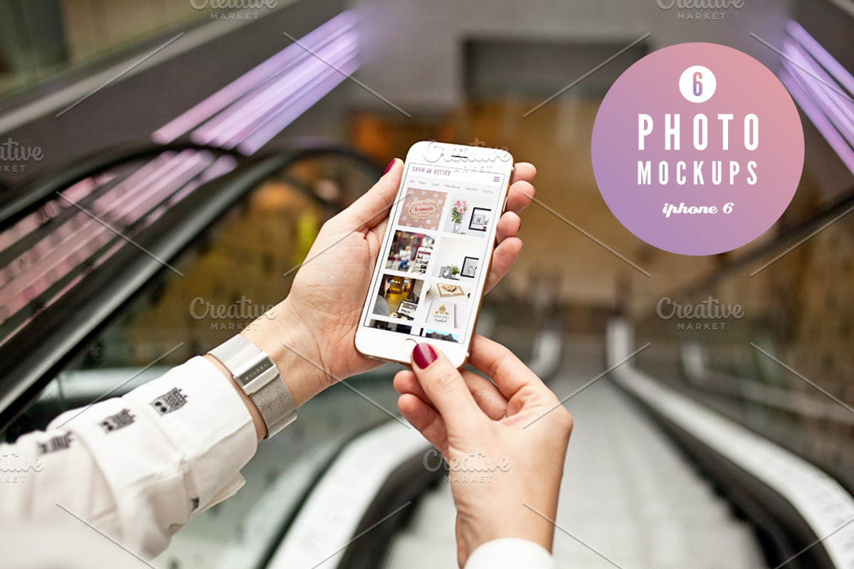Corporate iPhone6 - 6 mockups, an iPhone Mockup by show it better (Photo 1 of 5)