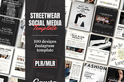 Fashion Instagram Canva Templates, a Social Media Template by Baleee (Thumbnail 1 of 8)